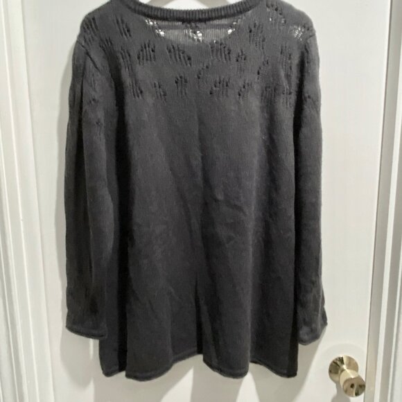 (10) Quiet Luxury Minimalist Whimsigoth Preppy Academia Alpaca Wool Sweater XL - Picture 3 of 8